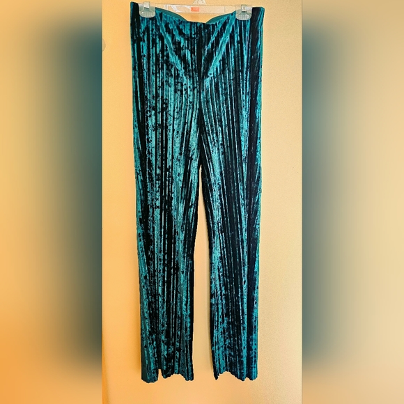 Rachel Zoe High-Rise Pull-On Velour Pants Medium - Picture 3 of 4